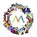 Mudder 100 Pieces Ribbon Hair Ties Ponytail Holder Hair Bands Elastic Hair Accessories, Assorted Colors