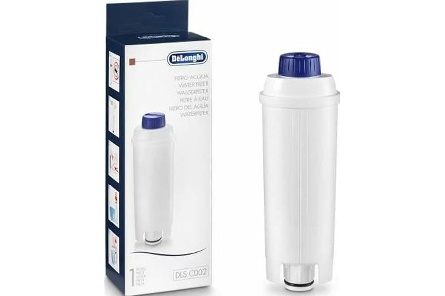 DeLonghi DLS C002 De flujo directo Blanco - Filtro de agua (950 g, 73 x 38 x 165 mm)
