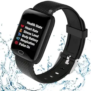 Rhobos Watch Series 1 Touchscreen Smart Watch Bluetooth Smartwatch with Heart Rate Sensor and Basic Functionality for All Boys & Girls
