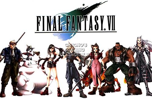 CGC Huge Poster - Final Fantasy VII Characers Orignal Sony Playstation PS1 PSP - FVII009 (24" x 36" (61cm x 91.5cm))