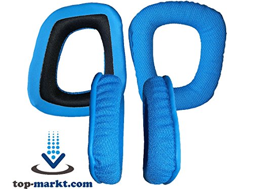 Preisvergleich Produktbild Logitech g930 (Logitech G930 Ohrpolster Blau)