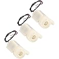 3pcs DC 3-5V Micro Submersible Mini Water Pump for Aquariums Fish Tank Pond Fountain Hydroponics Garden (White)