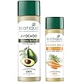 Biotique Bio Carrot Seed Anti Aging After Bath Body Oil, 120ml & Bio Cado Avocado Stress Relief Body Massage Oil, 200ml
