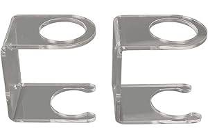 LUQEEG 2 Pcs Présentoir pour Battes de Baseball, Support de Baseball en Acrylique, Support Mural Vertical pour Battes Et Balles de Baseball, Support de Suspension pour Batte de Baseball