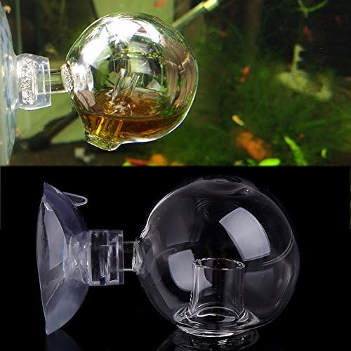 YIDU Carbon Dioxide CO2 Monitor Aquarium Fish Tank Glass Drop Ball Checker Tester New