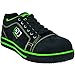 Produktbild ruNNex Sicherheitsschuh S3 "5344" SportStar Leichter Arbeitsschuh mit Alukappe im Sneaker Chuck Look Leder, schwarz-grün, Größe 45