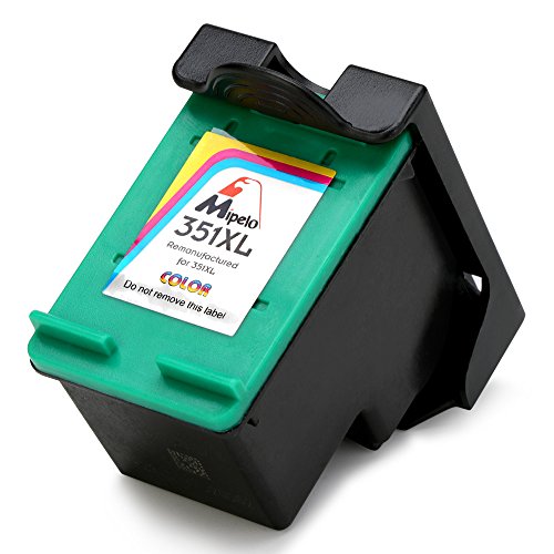Mipelo Remanufacturado HP 350XL 351XL Cartuchos de tinta  1 Negro  1 Tricolor  Compatible con Impresora HP Officejet J6410 J6415 J5780  HP Photosmart C4280 C4340 C4380  HP Deskjet D4260 D4360