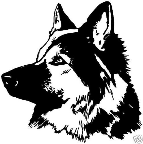 German Shepherd Sticker Graphic Decal