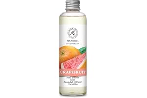 AROMATIKA Grapefruit Diffuser Refill 200ml - Fresh & Long Lasting Fragrance - Best for Aromatherapy - Spa - Home - Kitchen - Office - Fitness Club