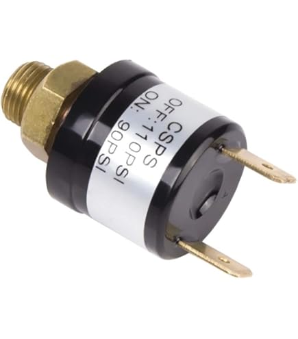 LKRXW Druckschalter Für Kompressor 110-140 PSI - Automatische Druckregelung Für Luftpumpen 12V-220V