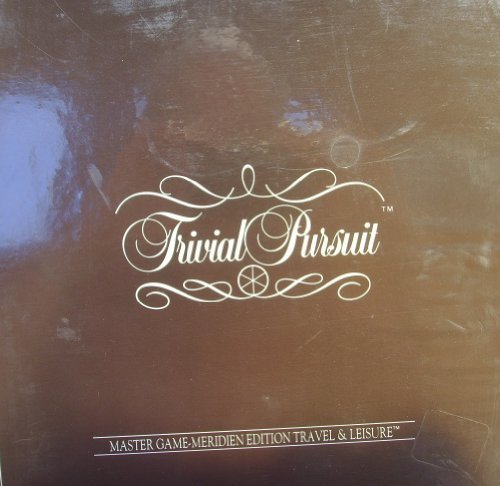 Trivial Pursuit Travel & Leisure Master Board Game Meridien by Trival Pursuit