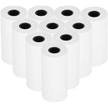 10 Rouleaux de Papier Thermique pour Appareil Photo Portable à ...