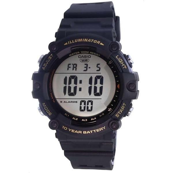 orologio casio da uomo per donna digitale nero vintage di in resina sveglia luce