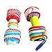 Produktbild Ablita 1 Paar Baby Regenbogenfarbene weiche Rassel Kurzhanteln Spielzeug Kinder geistige Entwicklung Spielzeug