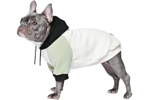 Spark Paws Hunde-Kapuzenpullover – Premium-Qualität, butterweich, hervorragender Komfort und Passform, beruhigende Fleece-Innenseite, geeignet für alle Rassen - Olive Cream - XL