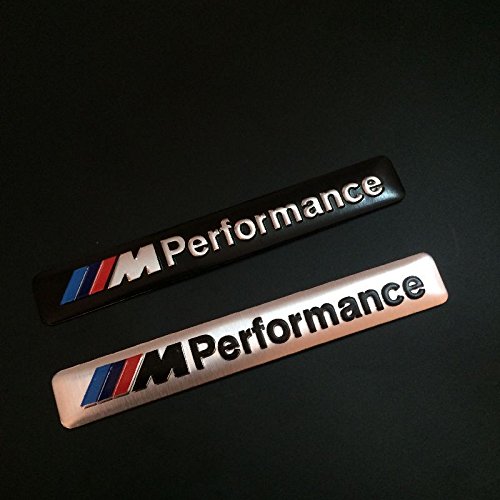 oxgrow (TM) 1 x Auto Styling 85 x 12 mm Motosport M Power Performance Car Logo Kapuze Motorrad Emblem Aufkleber Aufkleber für BMW E46 E60 E90 E92 F20 - 3