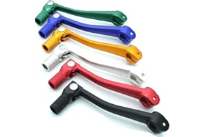 ‎RILOER Riloer Aluminiumlegierung Klappbarer Schalthebel Schwarz - Motocross Conversion Lang und Kurz 100MM150MM für Motorrad und Elektrofahrrad Zubehör Teile