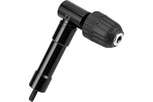 BIGP Inserto per trapano angolare con mandrino a sgancio rapido, campo di serraggio 0,8 – 10 mm, mandrino a 90 gradi, adattatore per foratura angolare