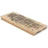 Timbro Legno Natale Merry Christmas - 5x7.5 Cm Per Scrapbooking E Cartolerie - Foto 5