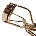 Millya Eyelash Curler Soft Silicone Pad Eyelash Curler Gold Manual Eyelashes Curler with One Refill Pad