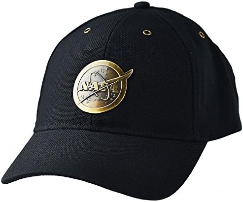 Labusch Skywear NASA Brass Emblem Baseball Cap One Size Black