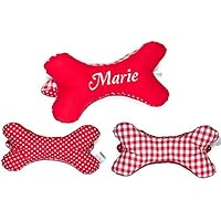 Leseknochen Nackenkissen Nackenrolle für Erwachsene individualisierbar mit Namen / Farben / Stoffe