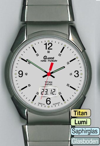 Gard Radio Classic Elegante Herrenuhr Titangehuse