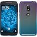 Produktbild PhoneNatic Case für Motorola Moto G4 Play Hülle Silikon Design:04 Ombrè + 2 Schutzfolien