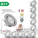 Die stromsparenden 5 Watt LED Leuchtmittel ersetzen eine herkömmliche 35 Watt Halogenlampe. Viel Geld sparen Sie auch durch die hohe Energieeffizienzklasse von A++ mit einer Lebensdauer von 20.000 Stunden