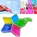 Produktbild Plasticine Schleim Kleinkinder Spielzeug, ESAILQ 5 PC /Los bunter Lehm Schlamm DIY ungiftiger Kristallschlamm Spiel transparente magische Plasticine Kind Spielwaren
