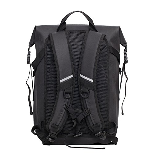 Knomo 44-401-BLK Thames Hamilton Roll Top Rucksack 39,6 cm (15,6 Zoll) schwarz - 4