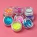 BP 12 Color Shiny Sparkle Micro Glitter Dust Powder Acrylic UV Gel Nail Art Tips