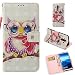 Produktbild HuaWei Mate 10 Pro Hülle,Alfort HuaWei Mate 10 Pro Schutzhülle, Simulations-Retro-Ledertasche Flip Wallet Lederhülle Elegant Design Premium PU Leder Hohe Qualität Tasche Case Cover Kasten Abdeckung Wallet für HuaWei Mate 10 Pro Smartphone Funktion Standfunktion Unterstützte Telefone und Magnetverschluss ( großen Augen Eule )