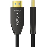 VegGieg 8K/60Hz 4K/120Hz 48Gbps HDR ARC HDCP Fiber Optik HDMI 2.1 Kablo 50 Metre