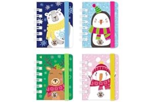 ‎TRENDHAUS TRENDHAUS Magic Moments Mini Notizbuch mit Gummiband 4fach Sortiert