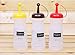 Produktbild SwirlColor 12 oz (340 ml) Kunststoff-Squeeze Würze Flaschen mit Mütze, Leak Proof Menage Squirt Sauce Container - Set aus 2