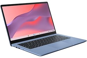 ASUS Chromebook 14 CX1405CKA Laptop | 14.0" Full HD Screen | Intel Celeron N4500 Processor | 4GB RAM | 64GB eMMC Storage | Google Chrome OS | Fabric Blue | Amazon Exclusive