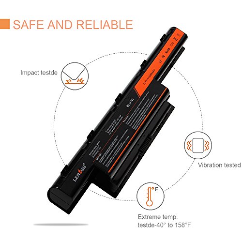 LENOGE Neue Laptop-Batterie (Mit Samsung Zellen) für Acer Aspire 4253 4551 4552 4738 4741 4750 4771 5560 7750G und Acer TravelMate 4740 4740G 5735 5735Z 5740 5740G und Gateway NV55C - 4