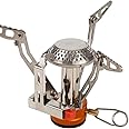 MEETOZ Portable Camp Stove, Ultralight Wind Resistant Camping Stove, Small Mini Hiking Camping Stove with Piezo Ignition for Backpacking, Hiking, Riding, Mountaineering, Camping