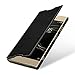 Produktbild StilGut Book Type Case, Hülle Leder-Tasche für Sony Xperia XA1 Plus. Seitlich klappbares Flip-Case aus Echtleder für Das Sony Xperia XA1 Plus, Schwarz