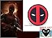 Produktbild Gadgets2Sel Deadpool Logo DC Komischer Superheld Gesticktes Eisen auf Patch/Gestickter Patch zum Aufnähen von (Gratis Geschenk Herz Patch)