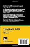 Image de Vocabulaire Français-Russe pour l'autoformation. 7000 mots