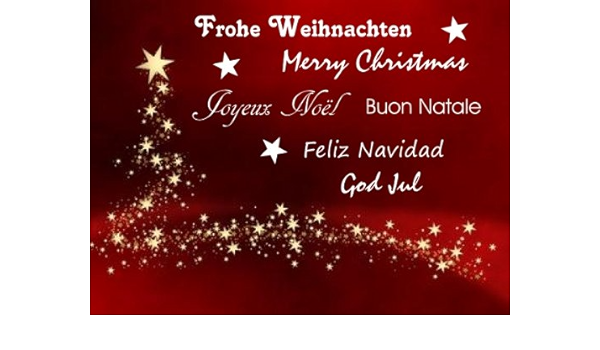 Wandtattoo Frohe Weihnachten Merry Christmas In Gold Wandaufkleber Mit Text Und Sternen In Verschiedenen Sprachen Sticker Walltattoo Weihnachtsdekoration Wandtatoos Fensterbild Fensteraufkleber 67069 Amazon De Spielzeug