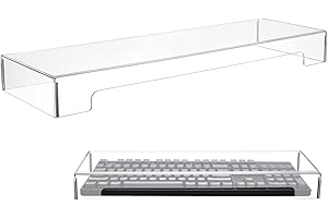 OSALADI Klare Acryl-Tastaturabdeckung Tastatur-Staubschutz Wasserdicht Anti-Katze Transparent Mechanischer Tastaturschutz Computerzubehör 18 67 X 5 6 cm. 89X1. 89 Zoll