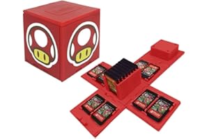 BAYINBROOK Estuche para Tarjetas Switch – 16 Ranuras, Caja Compacta y Portátil con Apertura Instantánea, Material ABS Resistente, Ideal para Viajes (C)