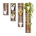 Produktbild WODO Hölzerner Hängender Wand-Blumen-Stand, Feste Hölzerne Kraut-Blumen-Anlage Steht Auf Der Wand Blumentopf-Gestell-Dekoration-Garten-Anzeigen-Regal Innenaußenbalkon (gerade 1 PC)