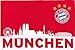 Produktbild FC Bayern München Fahne München rot/weiß 150x100cm