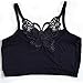 Women's Tank Top Spaghetti Strap Bandeau Sleevless Back Lace Butterfly Design One Size Black