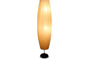 DORCCSI Abat-Jour en Papier 43,31 X 12,60 X 12,60 Pouces Abat-Jour en Papier Moderne sur Pied Abat-Jour en Papier Plafond avec Douille pour Chambre À Coucher Salon Abat-Jour en Papier Plafond en Papier