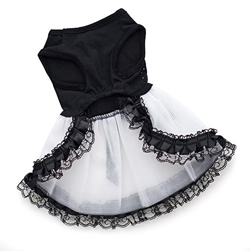 Pet-Dress-SymbolLife-Pet-Dog-Studded-Flickering-Lace-Princess-Wedding-Dress-Bowknot-Only-for-Small-Dogs